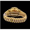 Image 5 : Mens 18KT Yellow Gold Rolex Crown Collection Style Watch with Diamonds