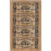 Image 1 : Uncut Sheet of 1800's $5 Canal Bank Obsolete Notes