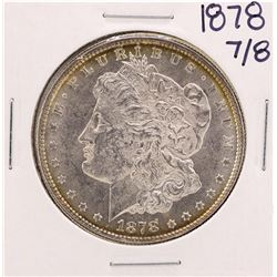 1878 7/8 $1 Morgan Silver Dollar Coin