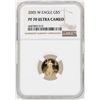 Image 1 : 2005-W $5 American Gold Eagle Coin NGC PF70 Ultra Cameo