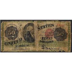 1863 $50 Legal Tender Contemporary Counterfeit Note
