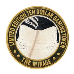 .999 Silver The Mirage Las Vegas, Nevada $10 Casino Limited Edition Gaming Token