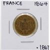 Image 2 : 1864 France Napoleon 20 Francs Gold Coin