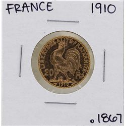 1910 France 20 Francs Gold Coin