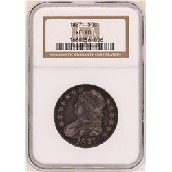 1827 Capped Bust Half Dollar Coin NGC XF40