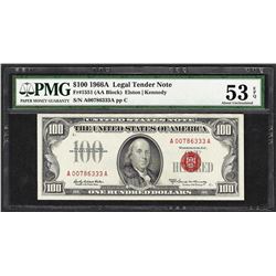 1966A $100 Legal Tender Note Fr.1551 PMG About Uncirculated 53EPQ