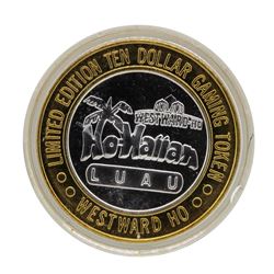 .999 Silver Westward Ho Casino Las Vegas $10 Casino Limited Edition Gaming Token