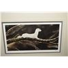 Image 1 : Framed limited edition print "Low Brush Hunter" pencil signed by artist Randy Fehr, 443/550