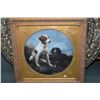 Image 1 : Gilt framed antique style print featuring puppies