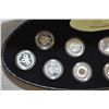 Image 2 : Cased Millennium Canada 2000 twelve quarter collectors set, all coins .925 sterling silver