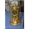 Image 1 : Large antique Anniversary clock with traditional pillars with brass 24 hour Arabic face under glass 