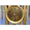 Image 2 : Large antique Anniversary clock with traditional pillars with brass 24 hour Arabic face under glass 