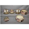 Image 1 : Selection of antique Imari semi porcelain and china including two salad bowls, small spooner with si