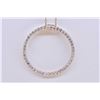 Image 1 : Ladies fine10kt yellow gold 18" necklace with 10kt gold and diamond circle pendant