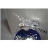 Image 2 : Two Swarovski crystal collectibles including Crystal planet-Vision 2000 and a swan