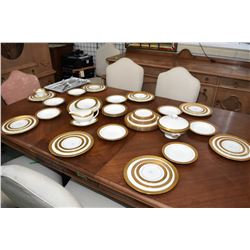 Wedgwood  Ascot  china tableware including settings for twelve of dinner plates, luncheon plates, br