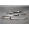 Image 1 : International sterling "Royal Danish" three piece carving set with meat fork, carving knife and stee