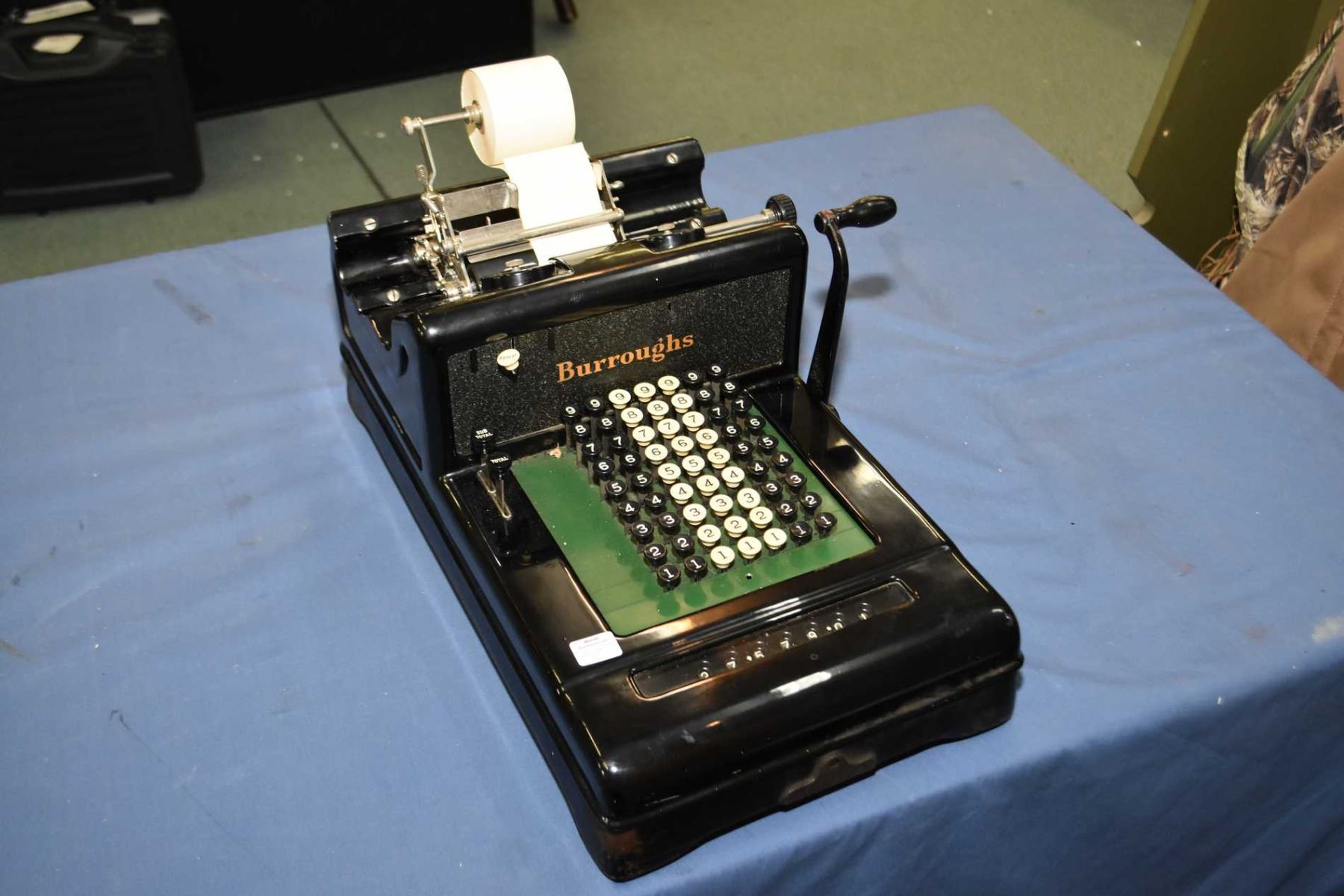 Vintage Burroughs Class 3 full keyboard adding machine circa 1915 ...