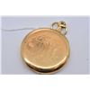 Image 2 : 18kt yellow gold cased gentleman's pocket watch with 21 jewel Swiss movement and second sweep made b