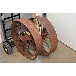 Heavy set of implement wheels, 30  in diameter