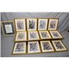 Image 2 : Large selection of prints and hang able collectibles including twelve Victorian style gilt frame bot