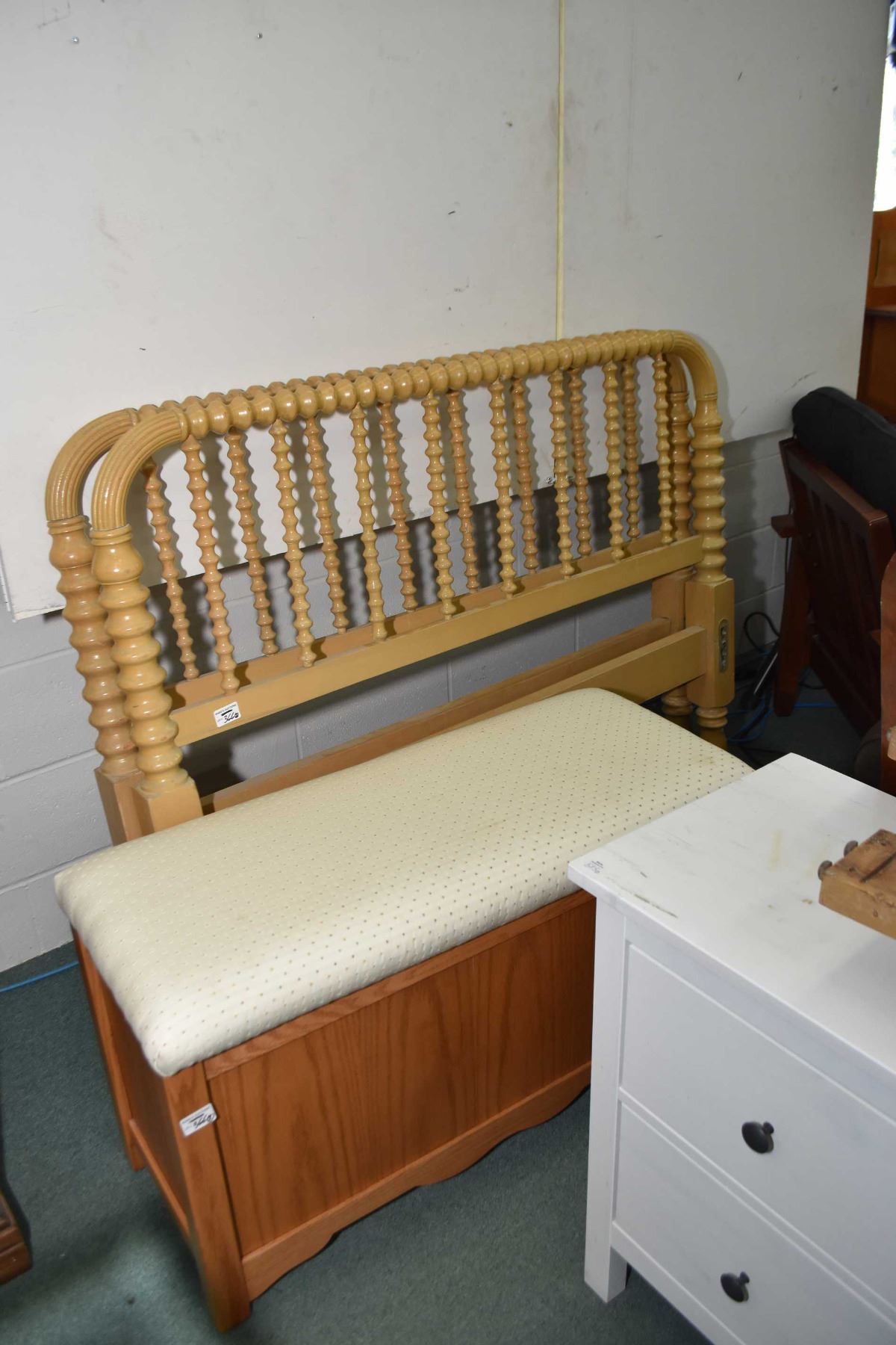 Jenny Lind Style 48 Headboard Footboard And Rails And A Semi