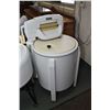 Image 1 : Huebsch Originators Model # KW2180W-112 electric tub washing machine with attached wringer, as new