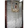 Image 1 : Modern bamboo silk area shimmery silver area rug, 66" X 112" plus a snowman motif throw rug