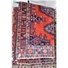 Image 1 : 100% Iranian wool Bakhtar carpet with large center medallion, multiple borders, red background and h