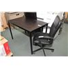 Image 1 : Modern office / library table and swivel office chair