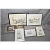 Image 1 : Seven framed artworks including a selection of small framed watercolours, by Andrew Reilman, two fra