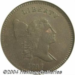 1797[1/2 C] Plain Edge--Cleaned--ANACS. XF Details, Net VF30.