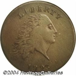 1793 Chain[1C] AMERICA--Tooled, Whizzed--ANACS. XF Details, Net VF20.