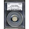Image 1 : 1837[H10C] Small Date (Flat Top 1) MS64 PCGS.