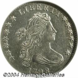 1798[10C] Large 8 AU55 ANACS.