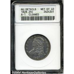 1828[25C]--Cleaned--ANACS. AU Details, Net XF40.