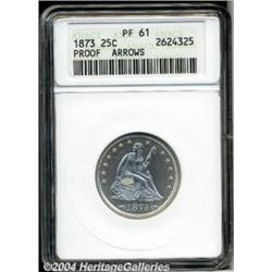 1873[25C] Arrows PR61 ANACS.