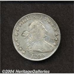 1806[50C] Pointed 6, No Stem XF45 Lightly Cleaned Uncertified.