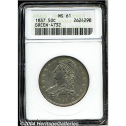 1837[50C] MS61 ANACS.