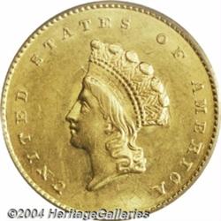 1855[G$1] MS63 PCGS.