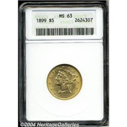 1899[$5] MS63 ANACS.