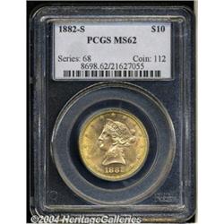 1882-S[$10] MS62 PCGS.