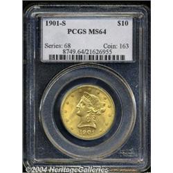 1901-S[$10] MS64 PCGS.