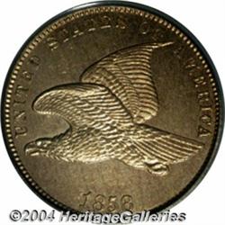 1858[P1C] Flying Eagle Cent, Judd-193, Pollock-236, R.5, PR64 PCGS.