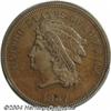 Image 1 : 1867[5C] Five Cents, Judd-563, Pollock-624, High R.7, PR64 Brown PCGS.