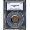 Image 3 : 1867[10C] Ten Cents, Judd-587, Pollock-652, Low R.7, PR66 Red and Brown PCGS.