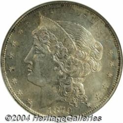 1879[S$1] Metric Dollar, Judd-1617, Pollock-1813, R.4, PR63 ANACS.