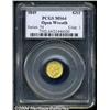 Image 3 : 1849[G$1] Open Wreath MS64 PCGS.