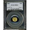 Image 1 : 1851[G$1] MS62 PCGS.