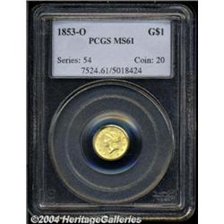 1853-O[G$1] MS61 PCGS.
